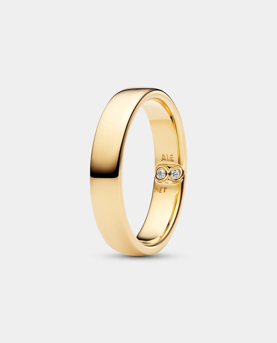 Imagen 0 de Anillo banda clásica grabable Blanco