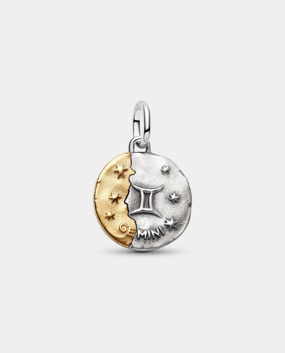 Charm medallón zodiaco géminis - PANDORA - Blanco Blanco-1