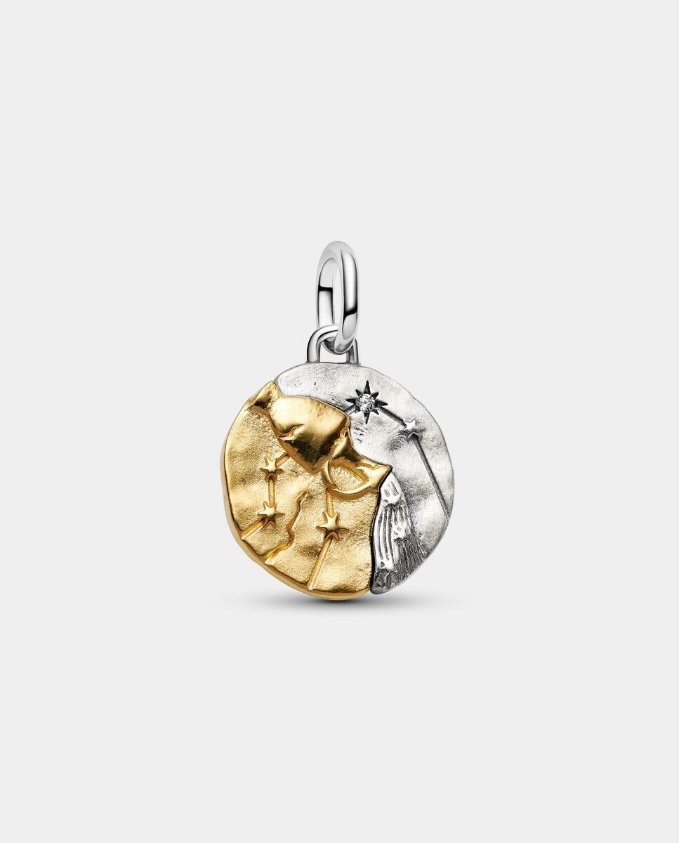 Charm medallón zodiaco acuario - PANDORA - Blanco Blanco-1