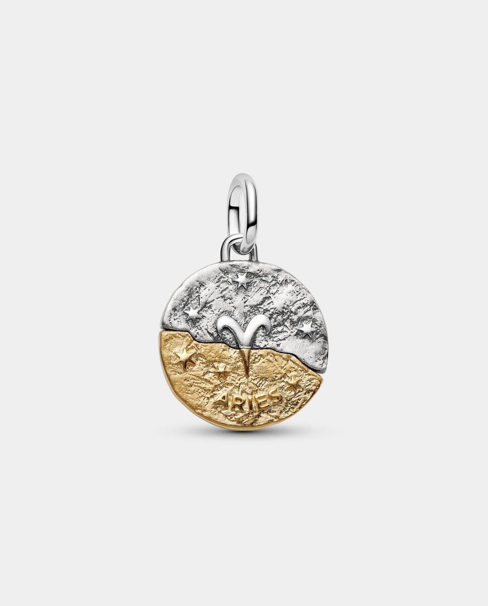 Charm medallón zodiaco aries - PANDORA - Blanco Blanco-1