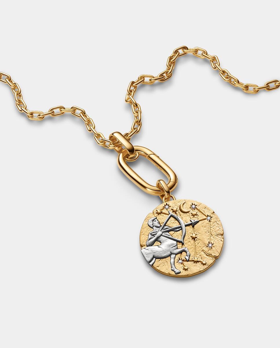 Charm medallón xl zodiaco sagitario - PANDORA - Blanco Blanco-2