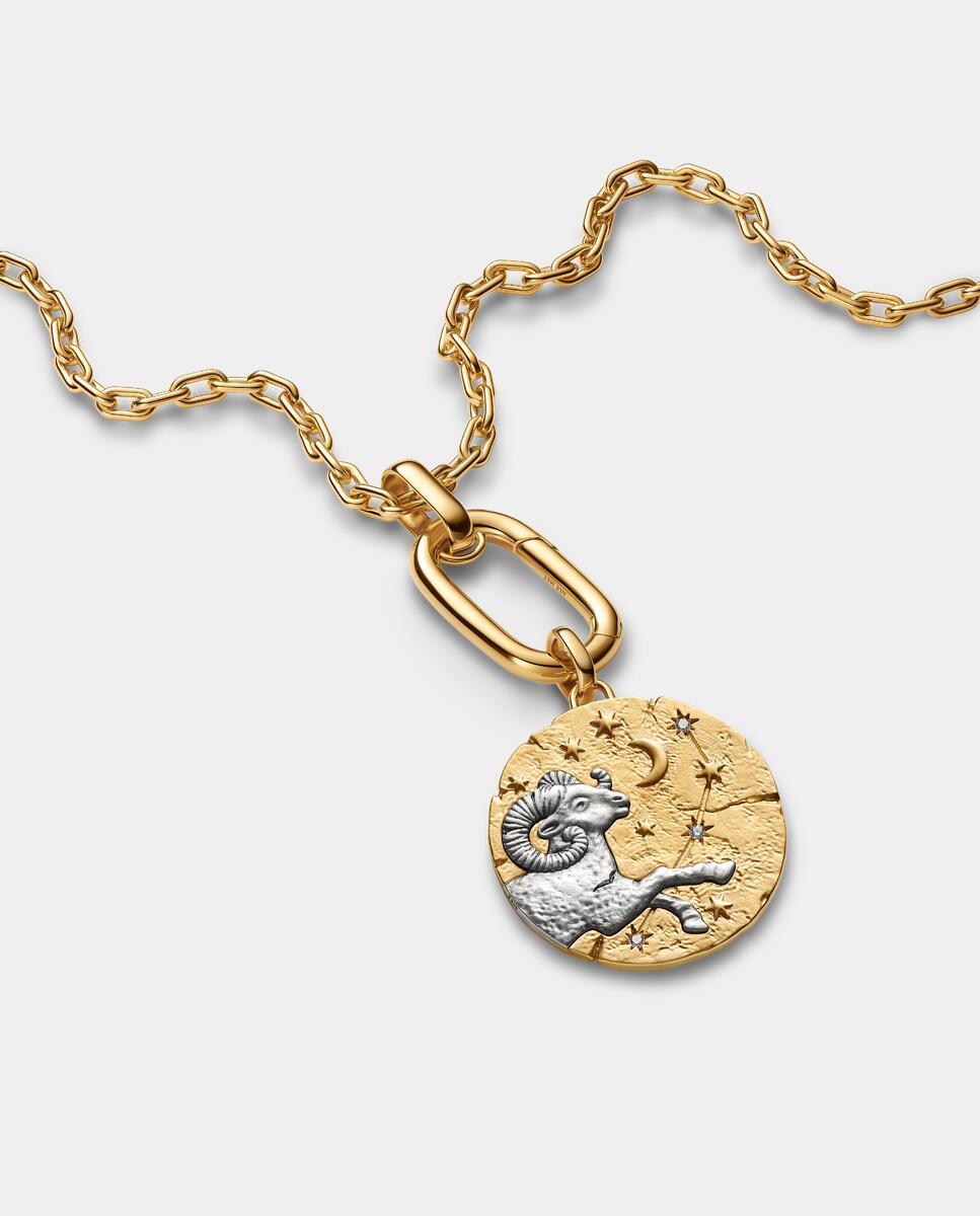 Charm medallón xl zodiaco aries - PANDORA - Blanco Blanco-2