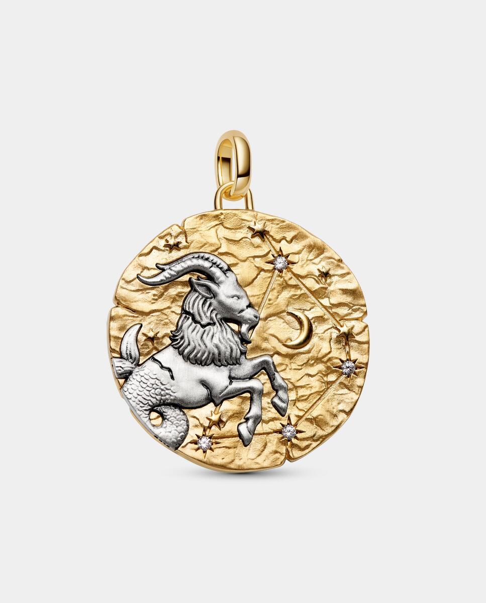 Charm medallón xl zodiaco capricornio - PANDORA - Blanco Blanco-2