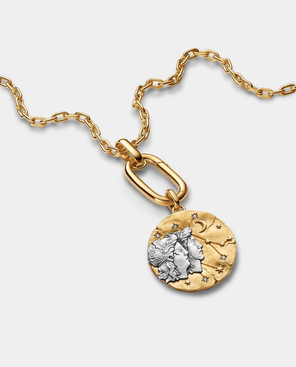 Charm medallón xl zodiaco géminis - PANDORA - Blanco Blanco-2