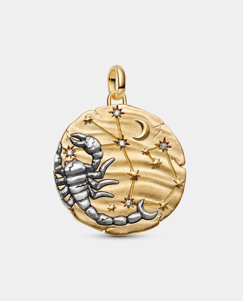 Imagen 0 de Charm medallón xl zodiaco escorpio Blanco