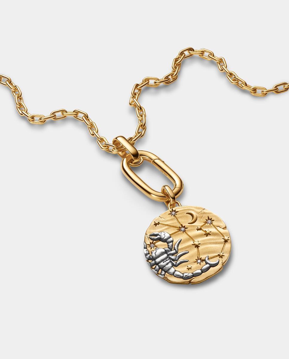 Charm medallón xl zodiaco escorpio - PANDORA - Blanco Blanco-2