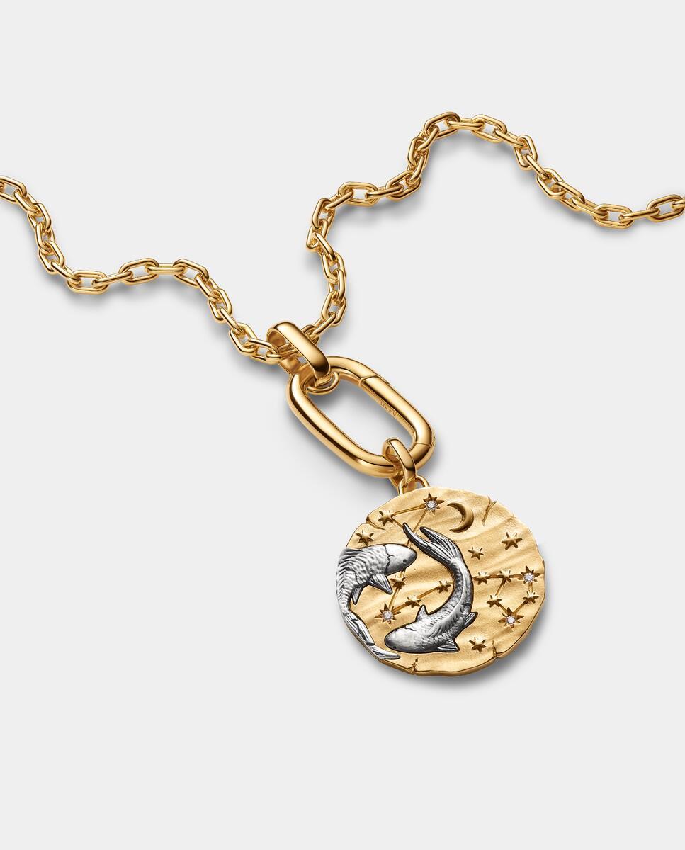 Charm medallón xl zodiaco piscis - PANDORA - Blanco Blanco-2