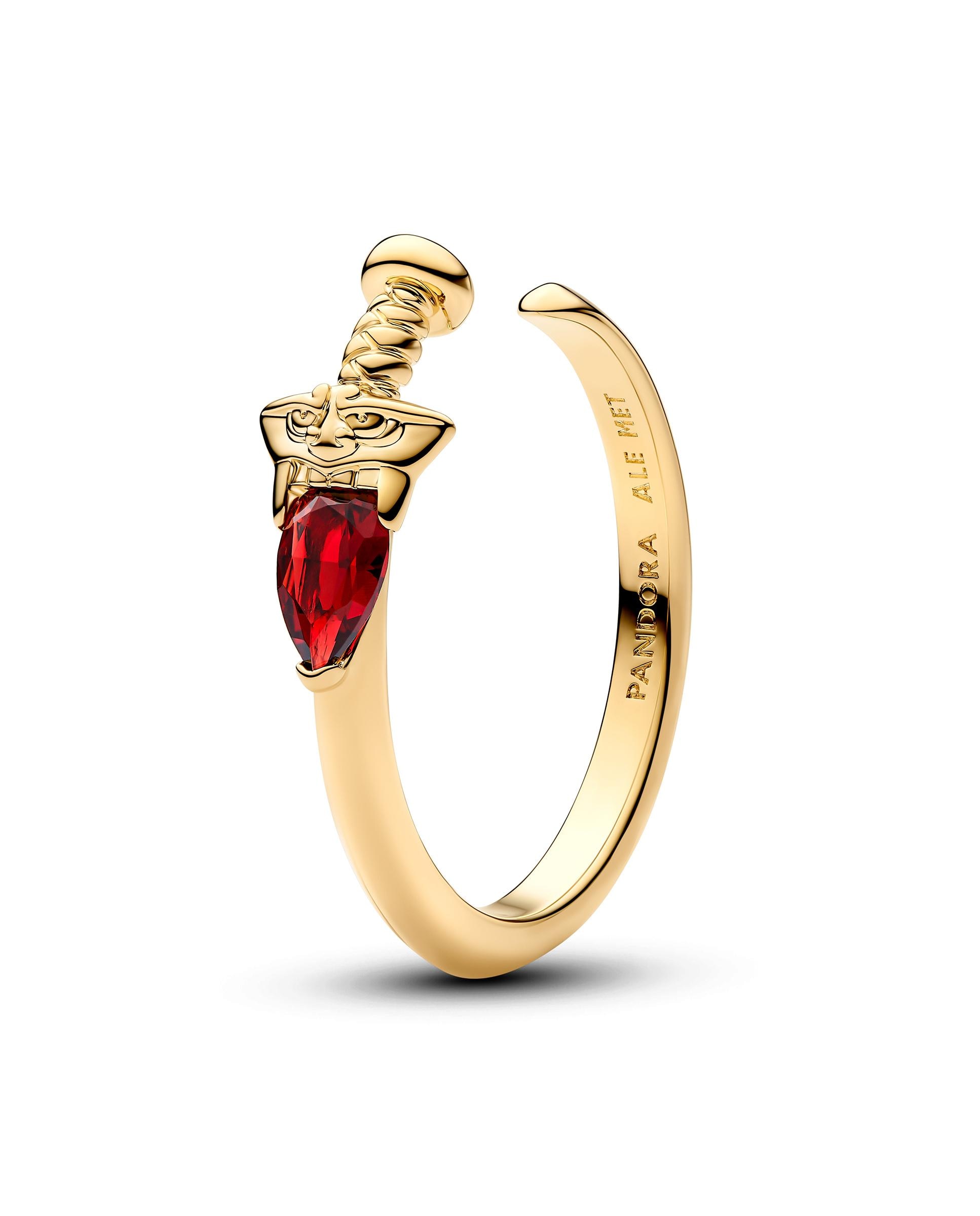 Imagen 1 de Anillo abierto espada de mulán de disney - PANDORA - Rojo Rojo