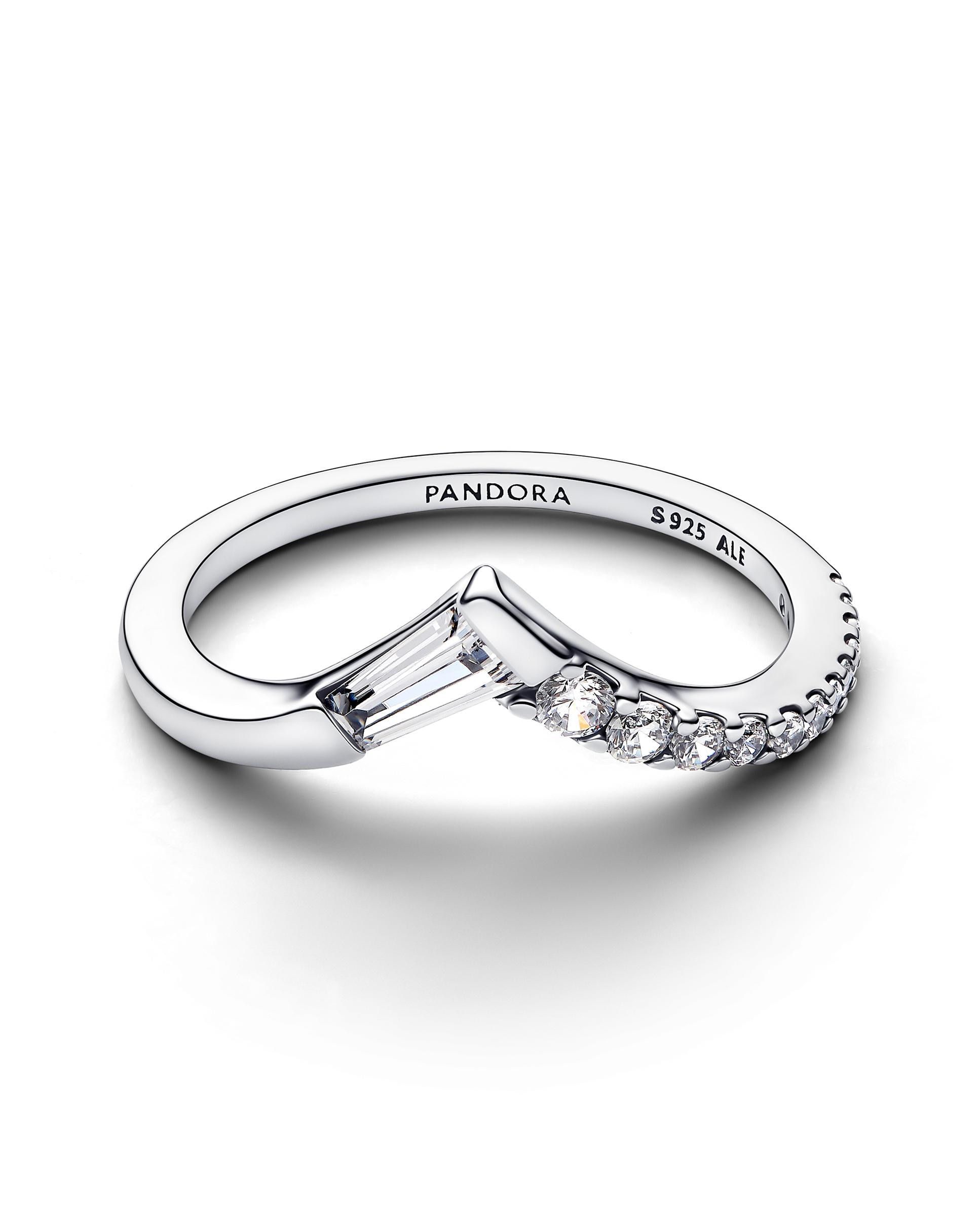 Imagen 2 de Anillo tiara baguette en pavé - PANDORA - Blanco Blanco