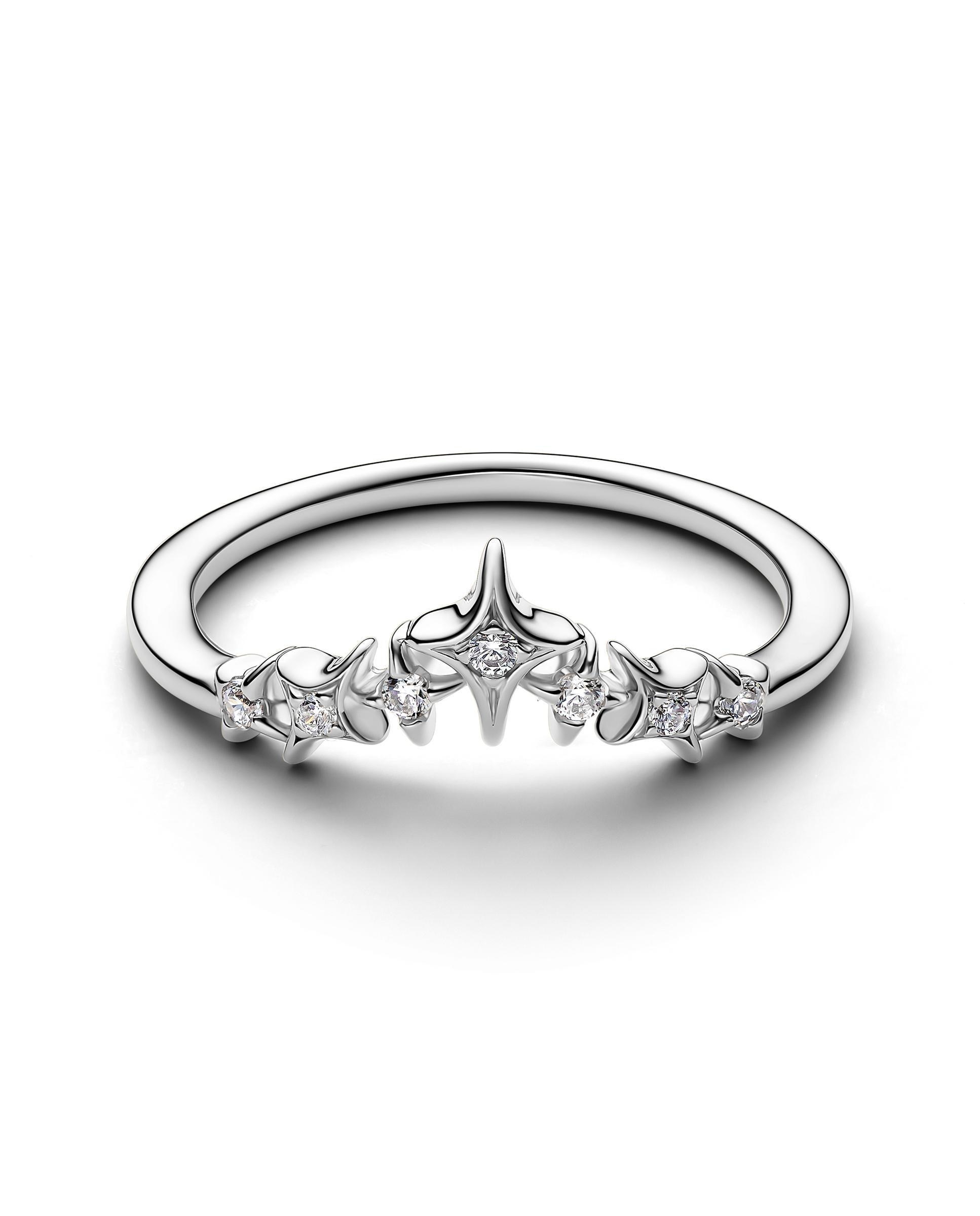 Imagen 2 de Anillo tiara estrellas - PANDORA - Blanco Blanco