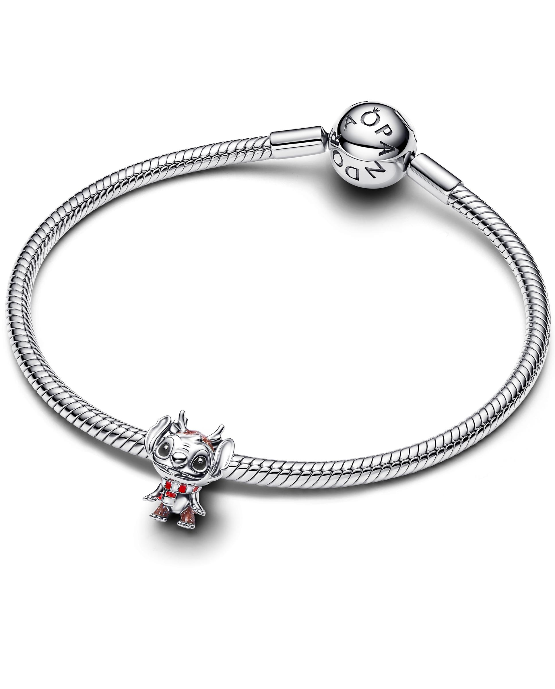 Charm reno stitch de disney - PANDORA - Marrón Marrón-3