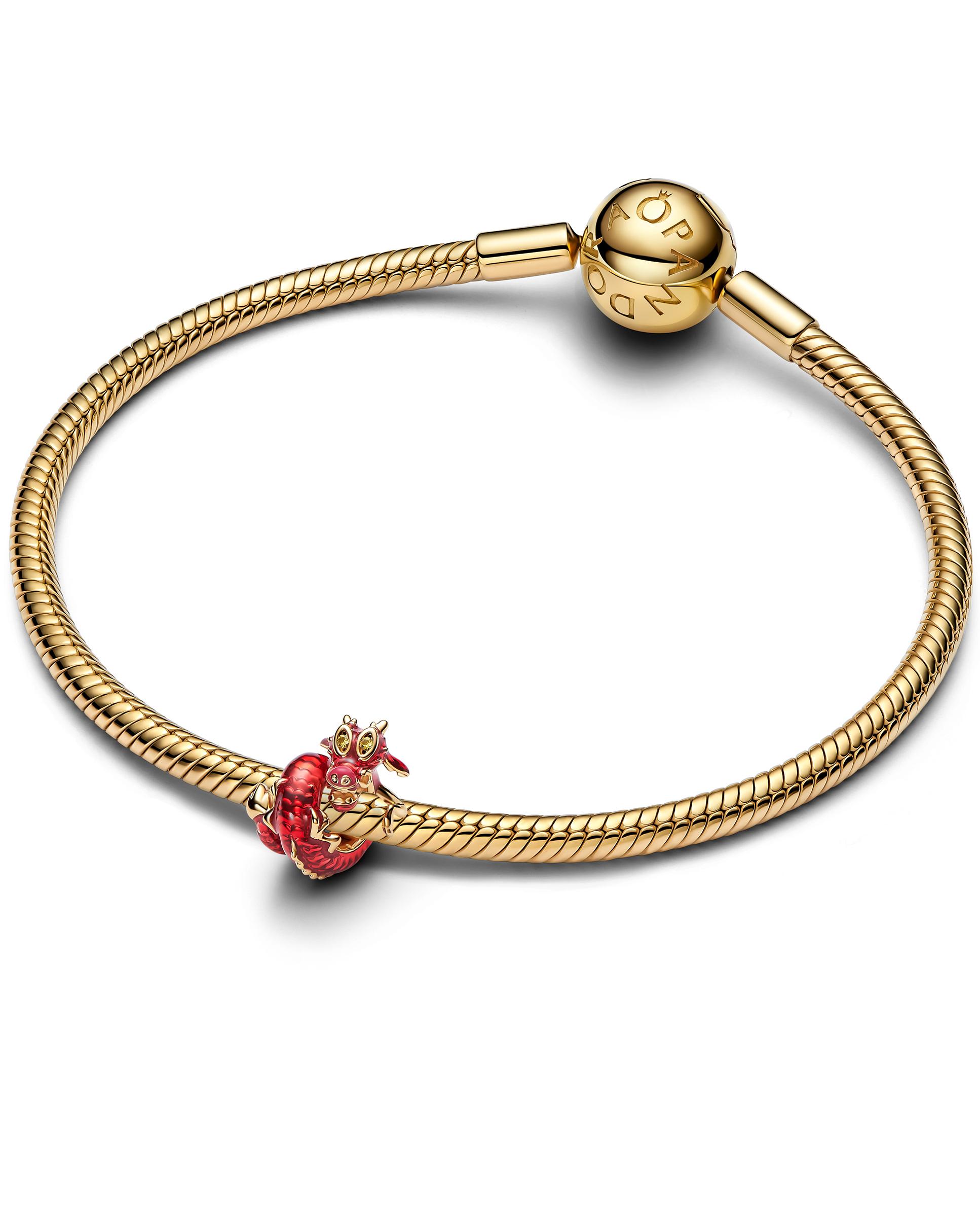 Charm mushu de mulán de disney - PANDORA - Rojo Rojo-3