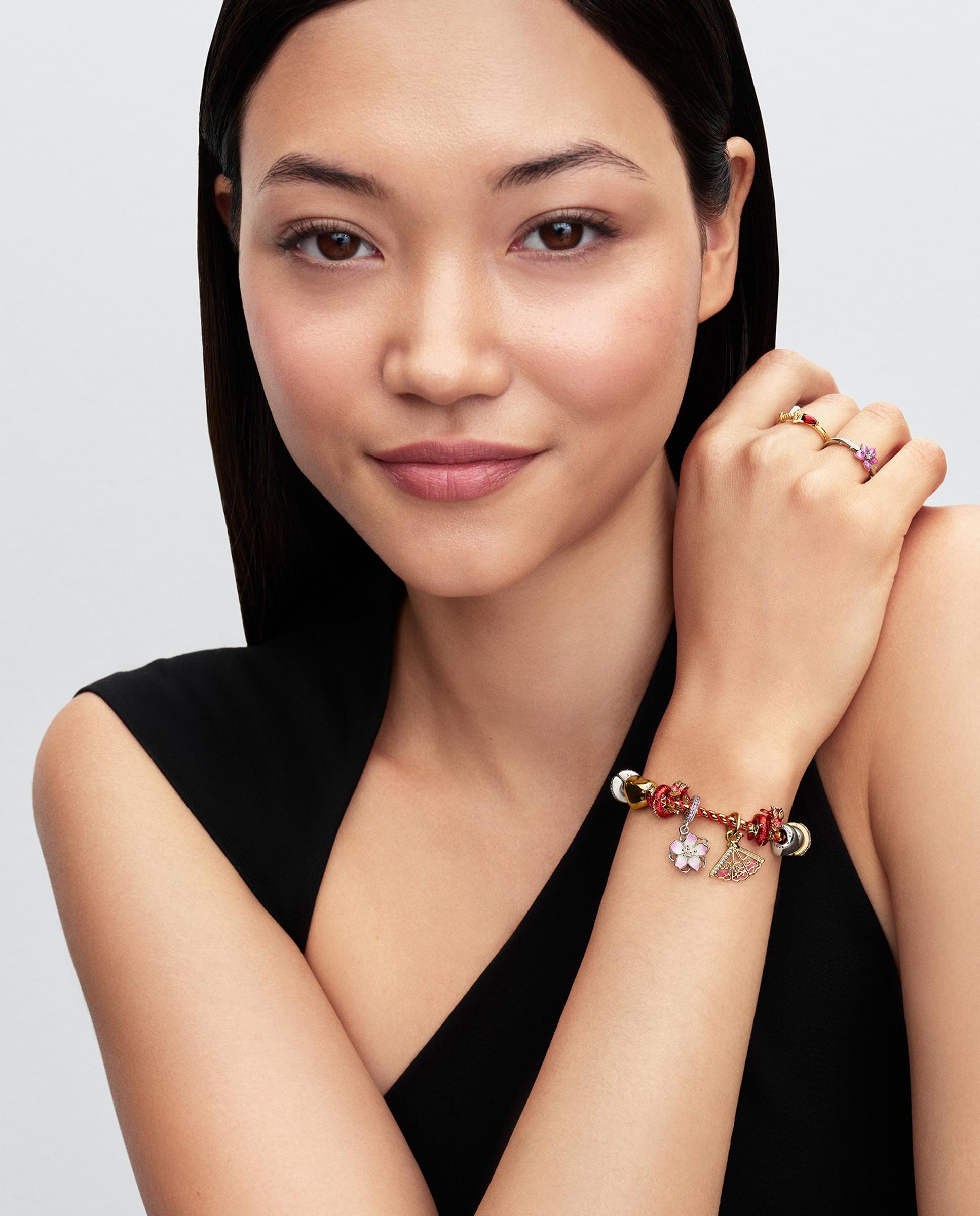 Charm mushu de mulán de disney - PANDORA - Rojo Rojo-5