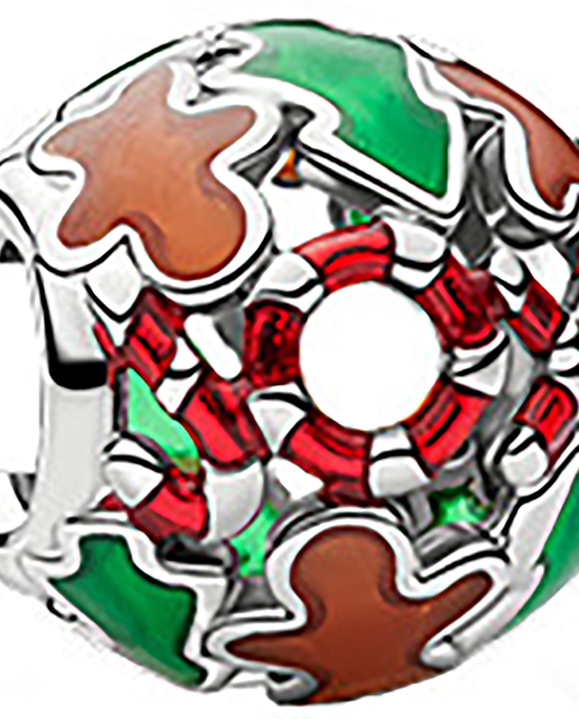 Imagen 4 de Charm alegría navideña en filigrana - PANDORA - Rojo Rojo