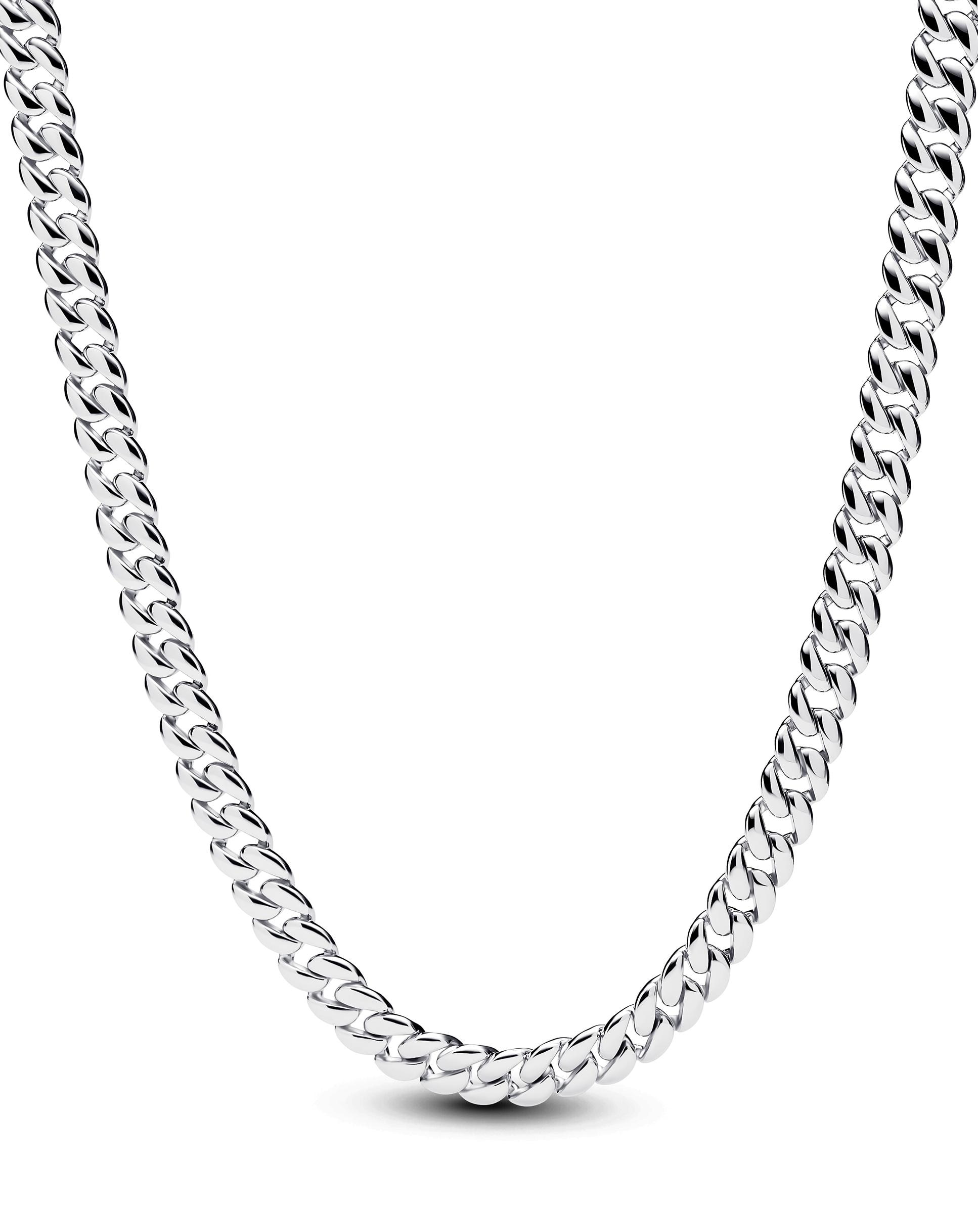 Imagen 1 de Collar cadena cubana - PANDORA - Plateado Plateado