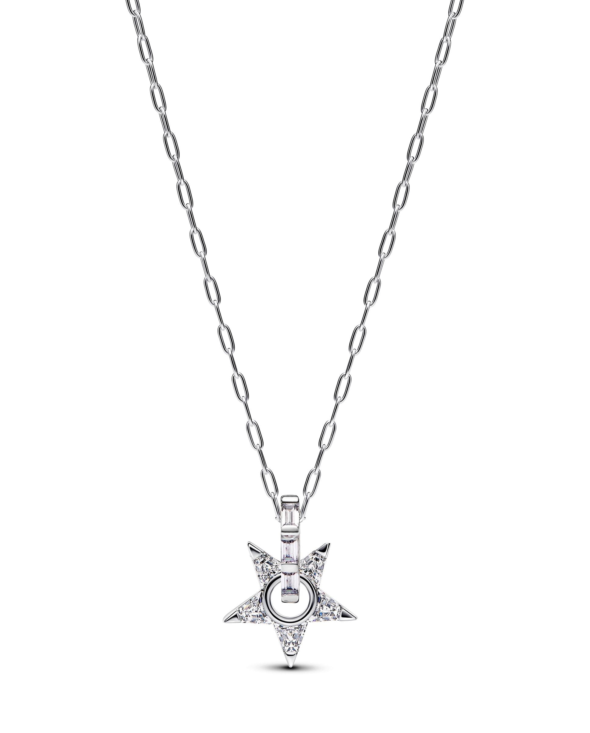 Imagen 1 de Collar estrella brillante en filigrana - PANDORA - Blanco Blanco