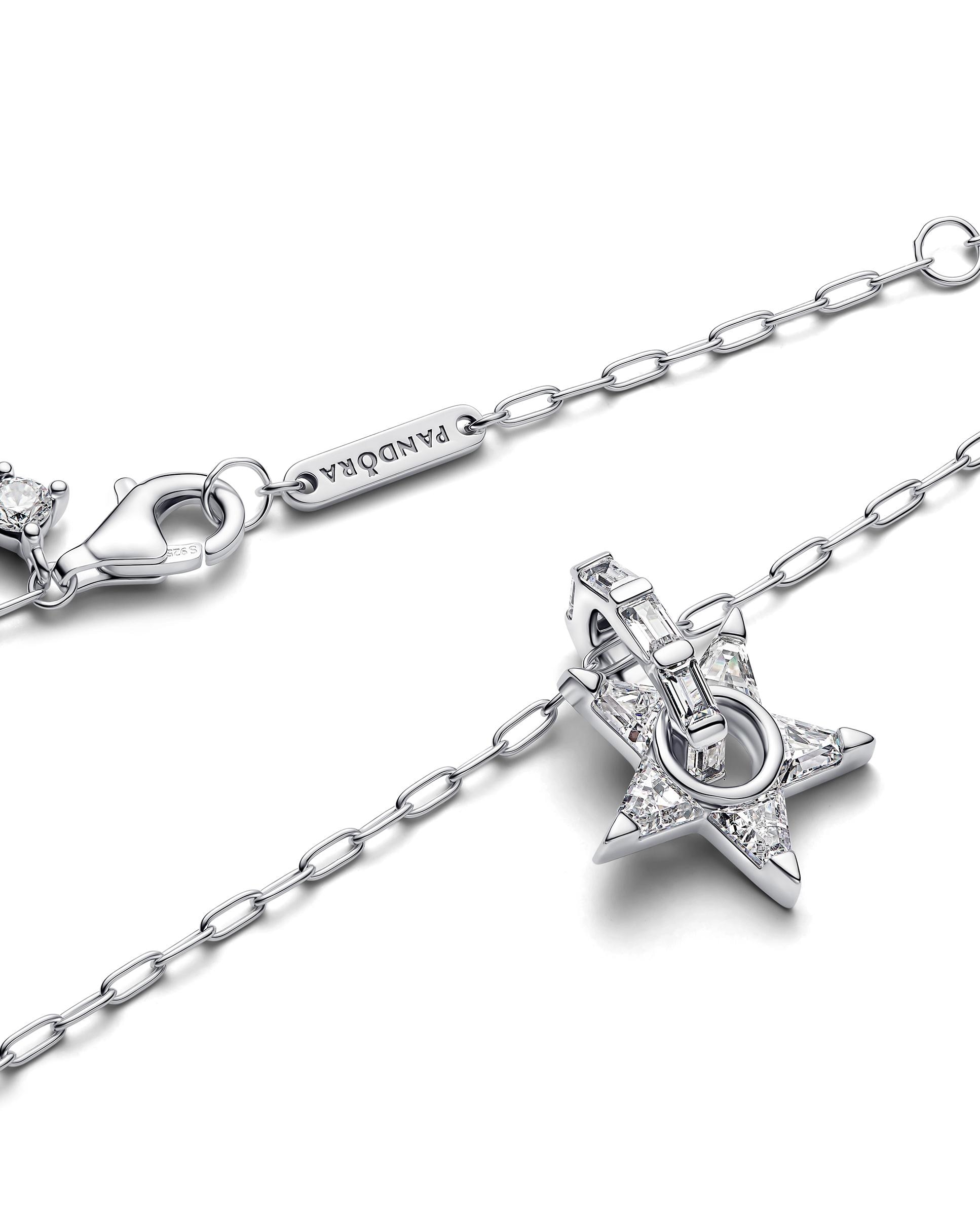 Imagen 2 de Collar estrella brillante en filigrana - PANDORA - Blanco Blanco