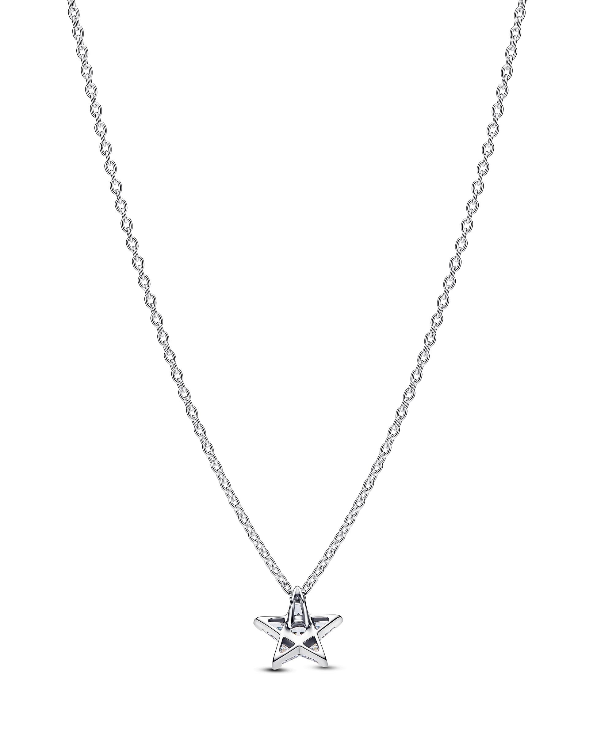 Imagen 3 de Collar estrella brillante en filigrana - PANDORA - Blanco Blanco