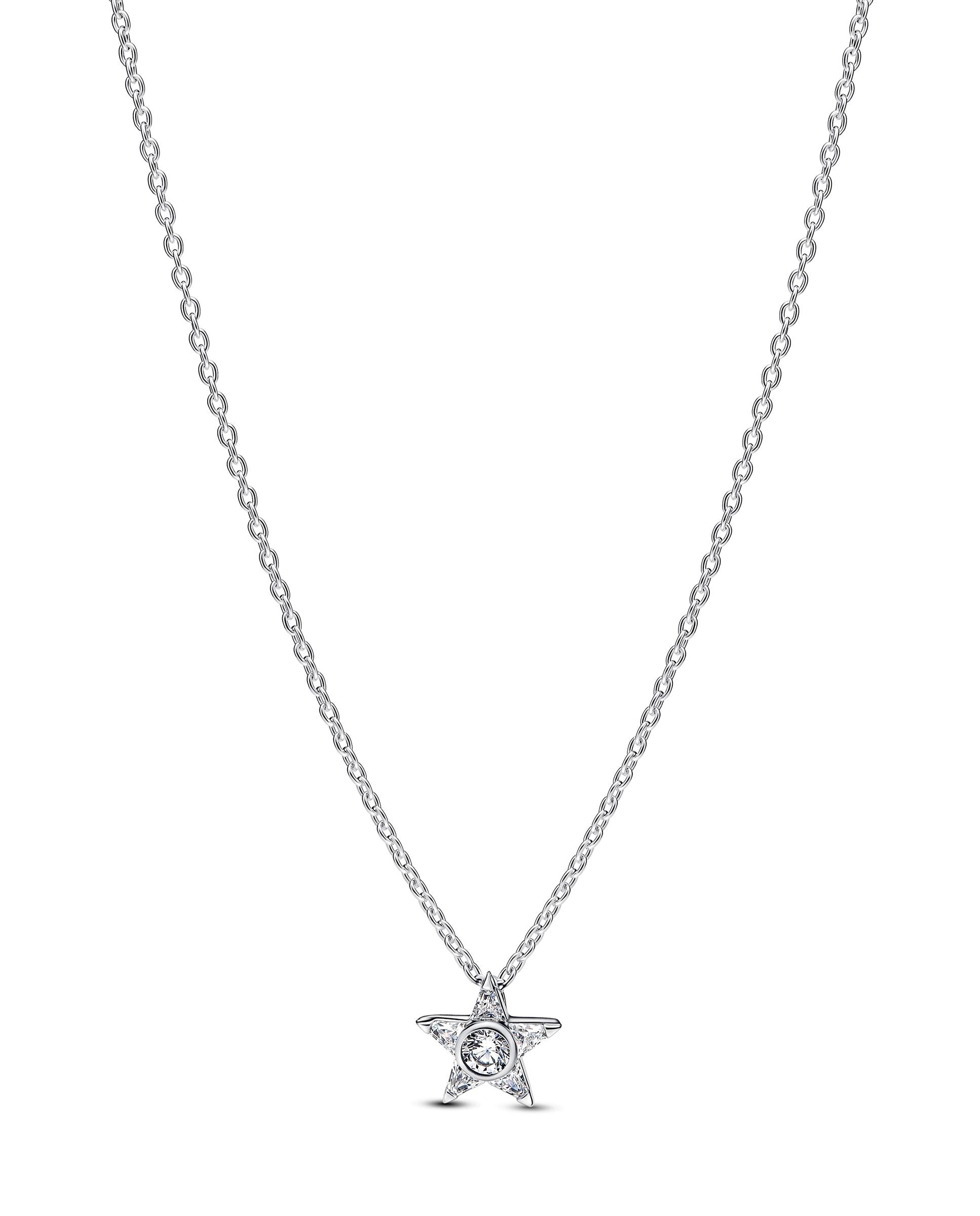 Imagen 1 de Collar estrella brillante - PANDORA - Blanco Blanco