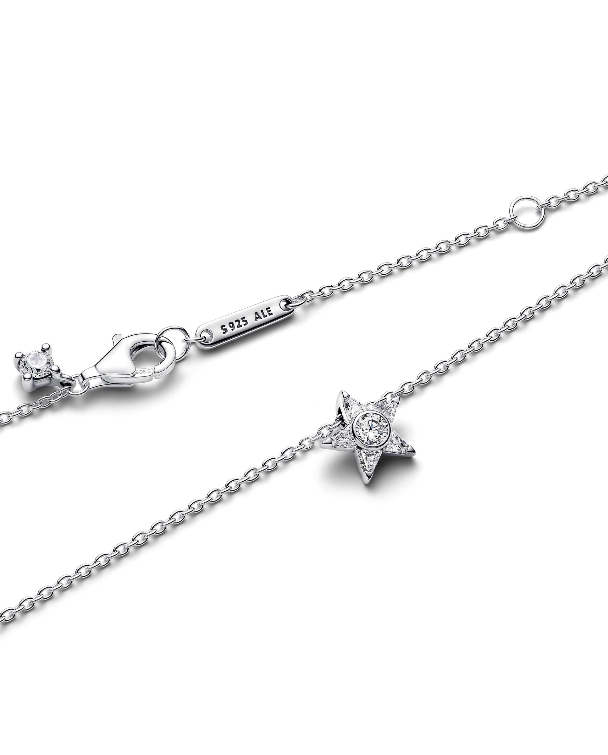 Imagen 2 de Collar estrella brillante - PANDORA - Blanco Blanco