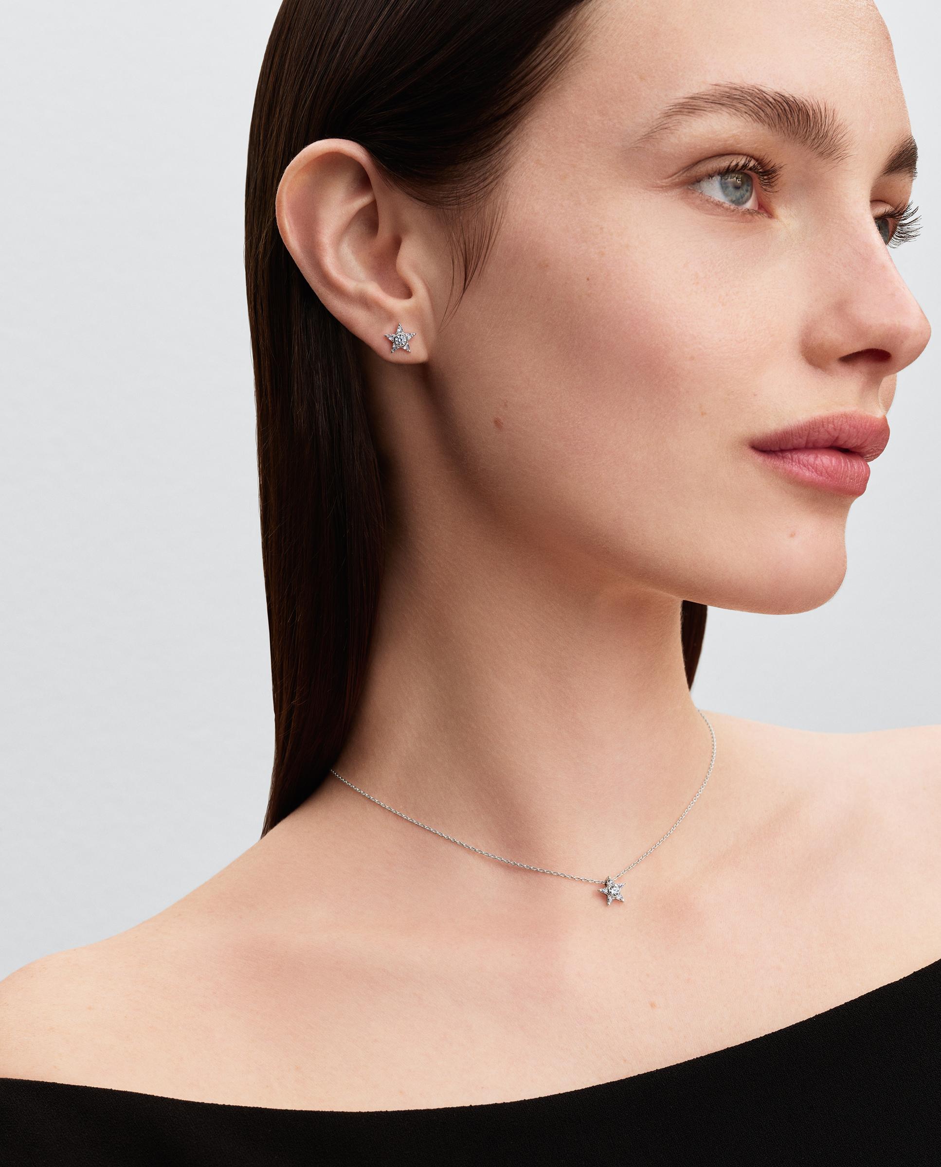 Imagen 4 de Collar estrella brillante - PANDORA - Blanco Blanco