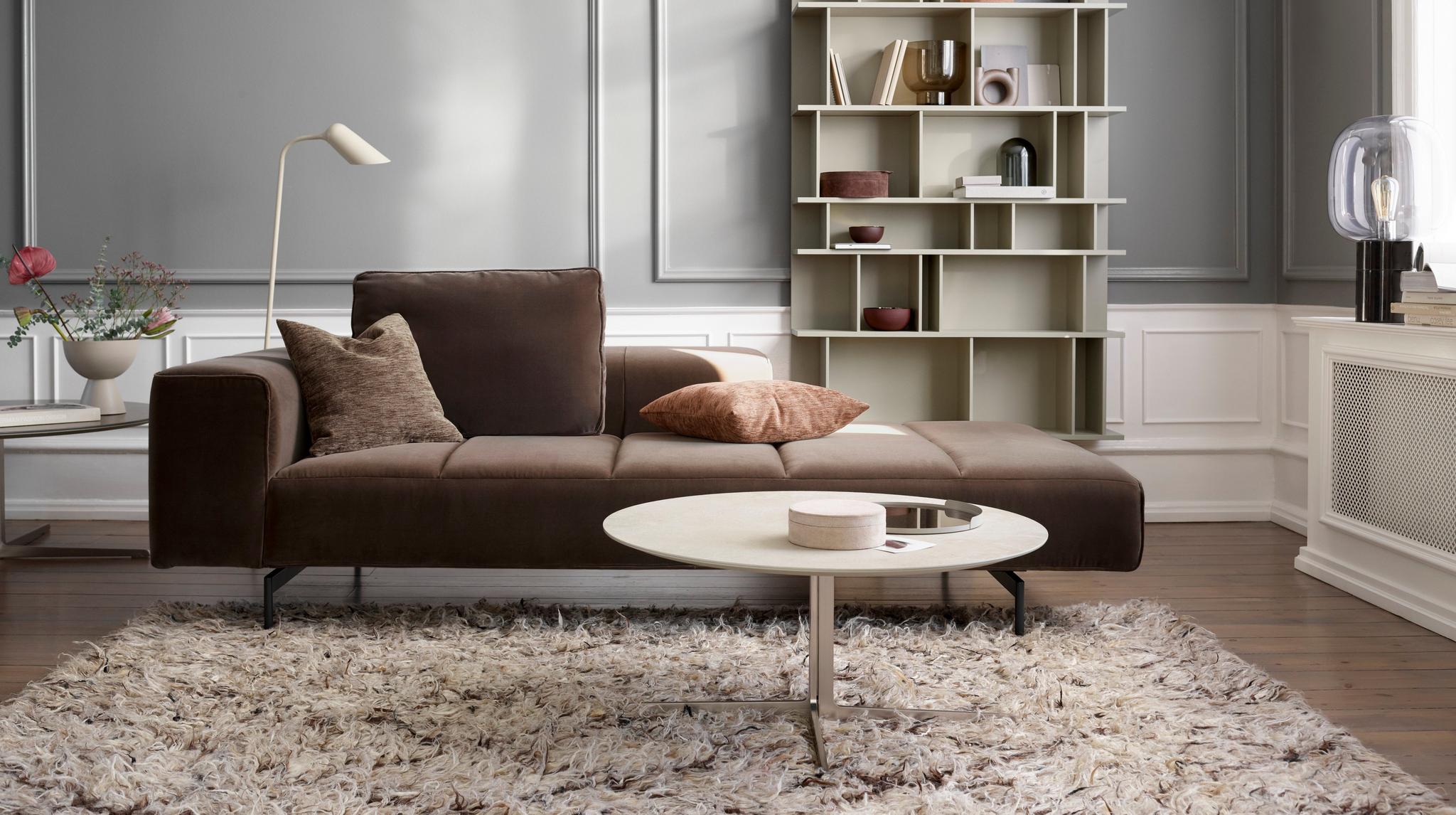 Estantería de melamina lacada Como BoConcept - Gris oscuro Gris oscuro-3
