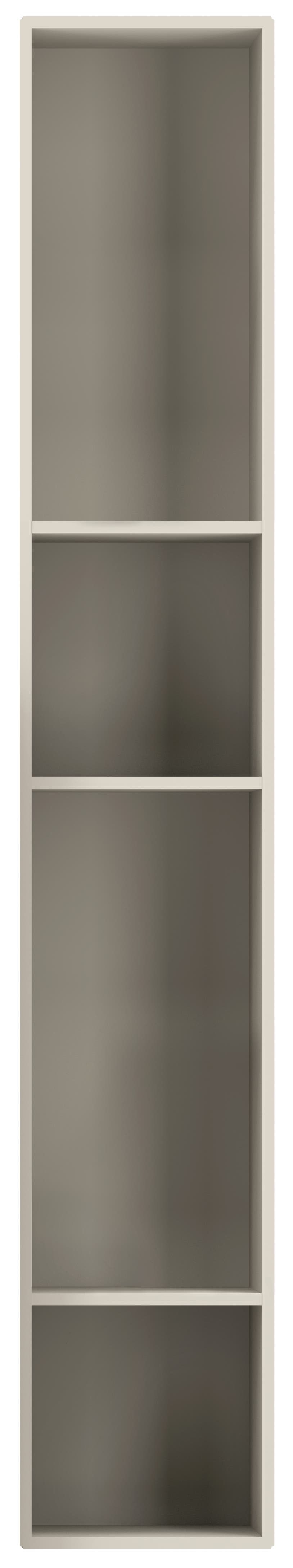 Imagen 2 de Estantería de melamina lacada Como BoConcept - Gris ceniza Gris ceniza