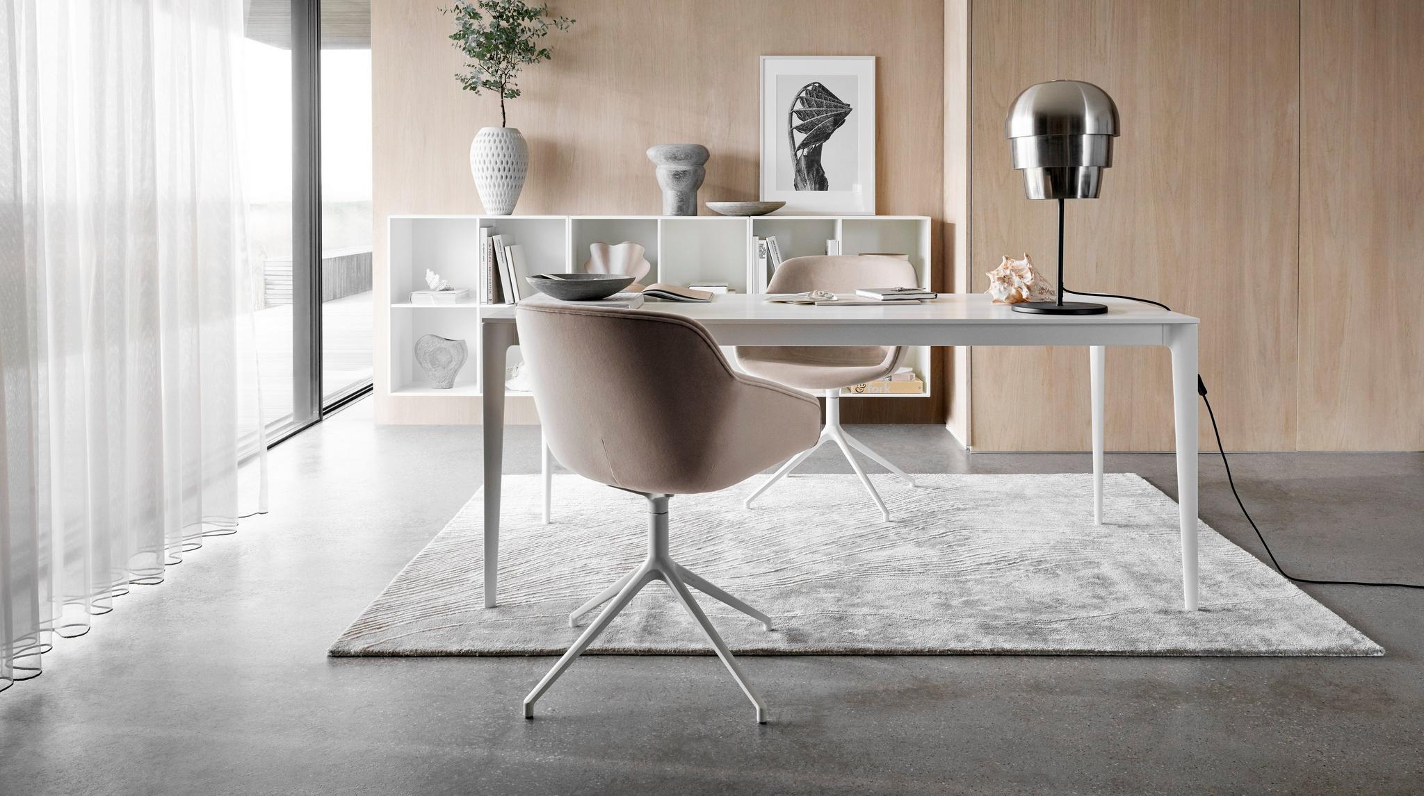 Estantería de melamina lacada Como BoConcept - Blanco mate Blanco mate-3