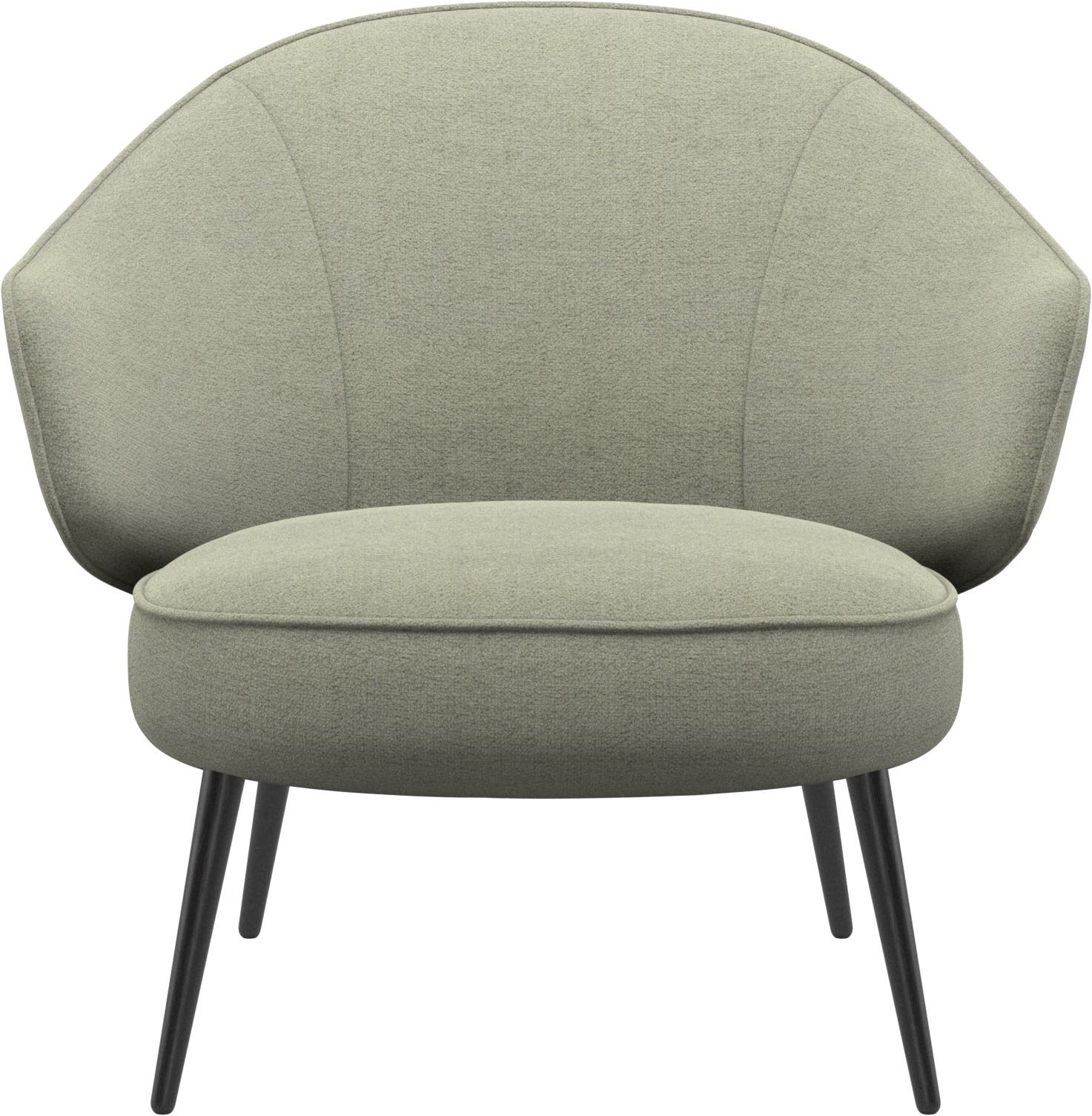 Imagen 3 de Butaca Charlotte tela Lazio buoclé BoConcept - Verde claro Verde claro