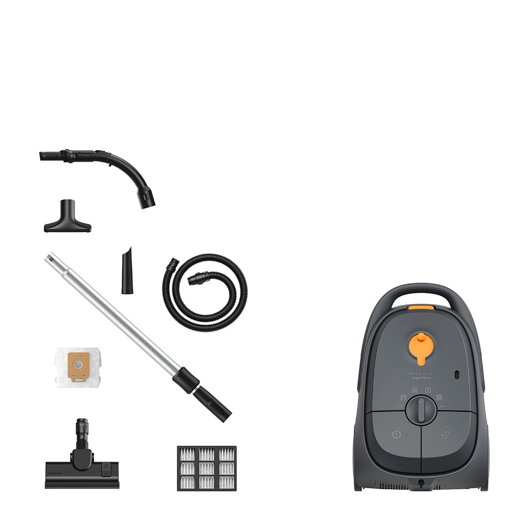 Imagen 4 de Aspirador con bolsa Nilfisk Bright Home - Gris Gris