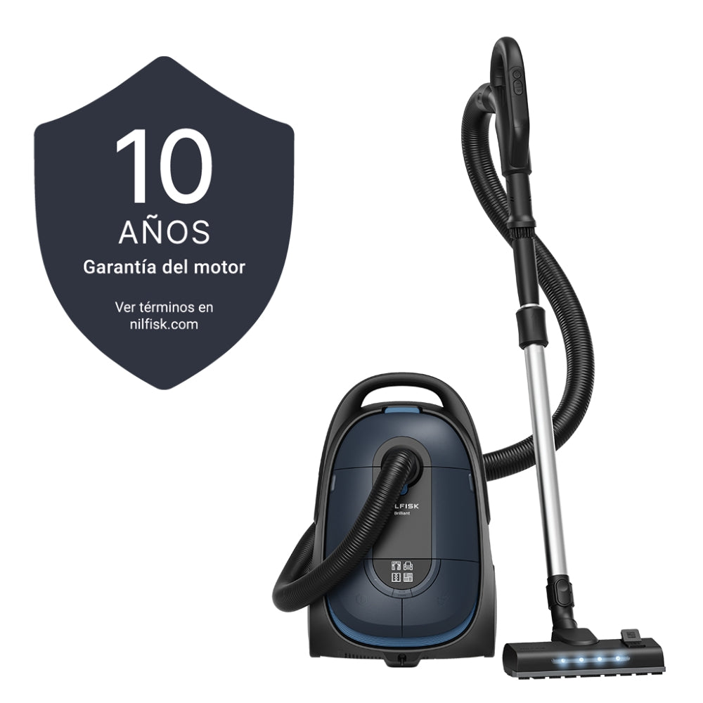 Imagen 0 de Aspirador con bolsa Nilfisk Brilliant Parquet Azul