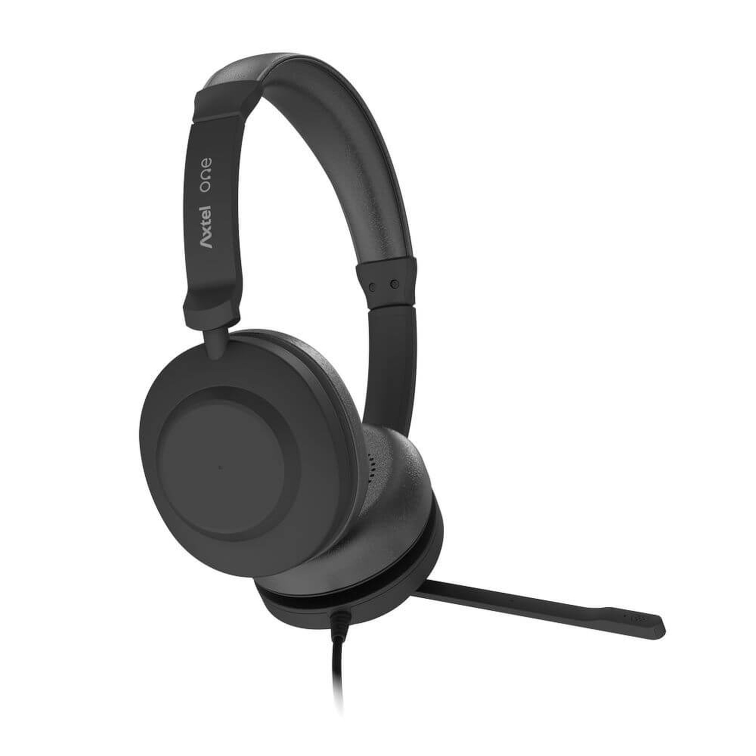 Auriculares con micrófono Axtel One UC stereo USB-A - Negro Negro-3