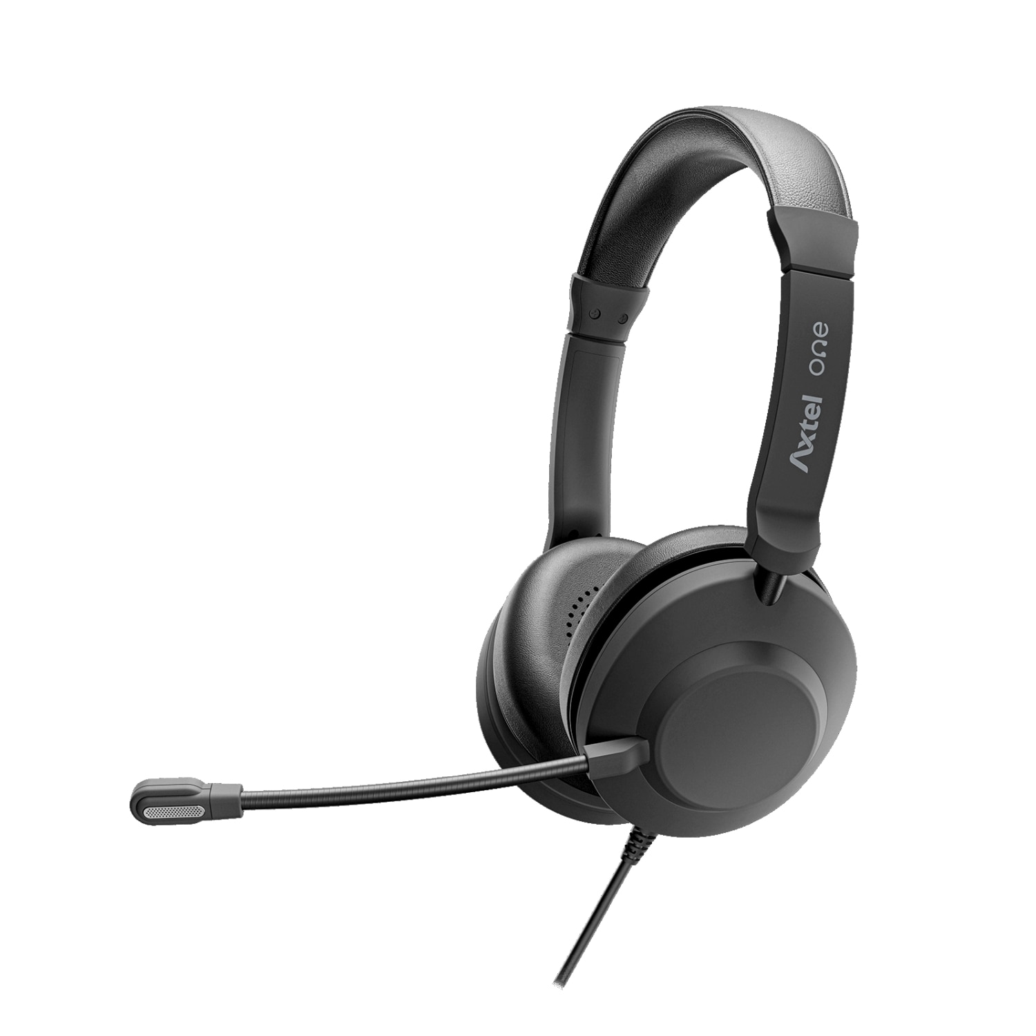 Auriculares con micrófono Axtel One UC35 stereo USB-A - Negro Negro-4