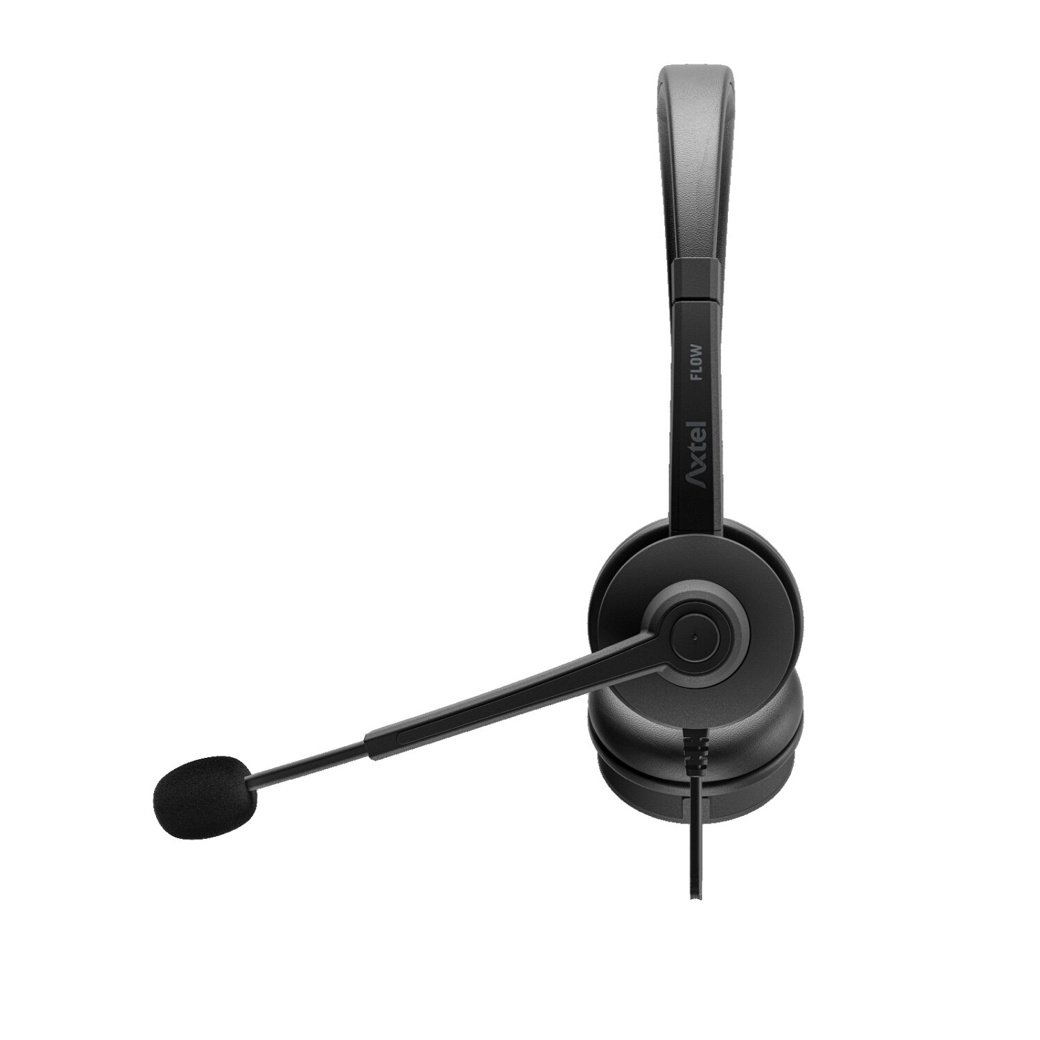 Auriculares con micrófono Axtel Flow USB-C/A Stereo Negro Negro-2