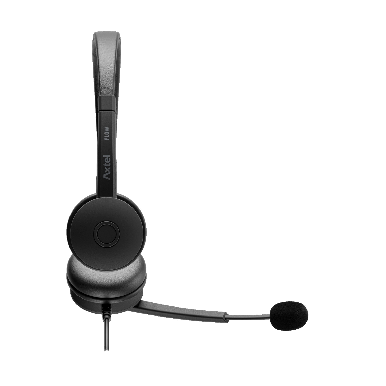 Auriculares con micrófono Axtel Flow USB-C/A Stereo Negro Negro-3