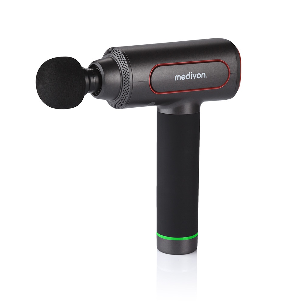 Medivon – Pistola de masaje portátil Medivon Gun PRO con 6 cabezales de masaje.