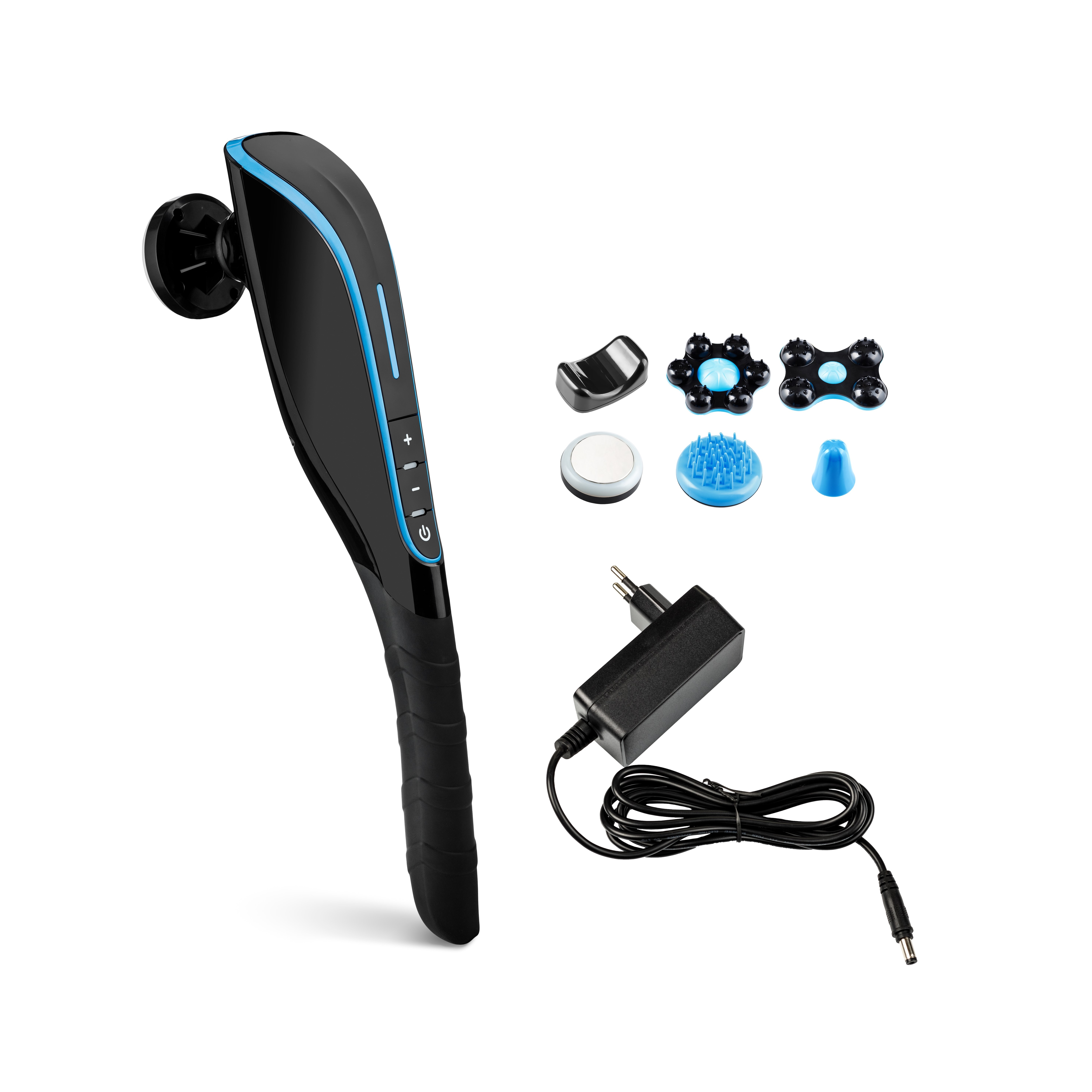 Medivon – Masajeador inalámbrico para el alivio muscular Medivon Libra con cabezal calefactor y velocidad ajustable.