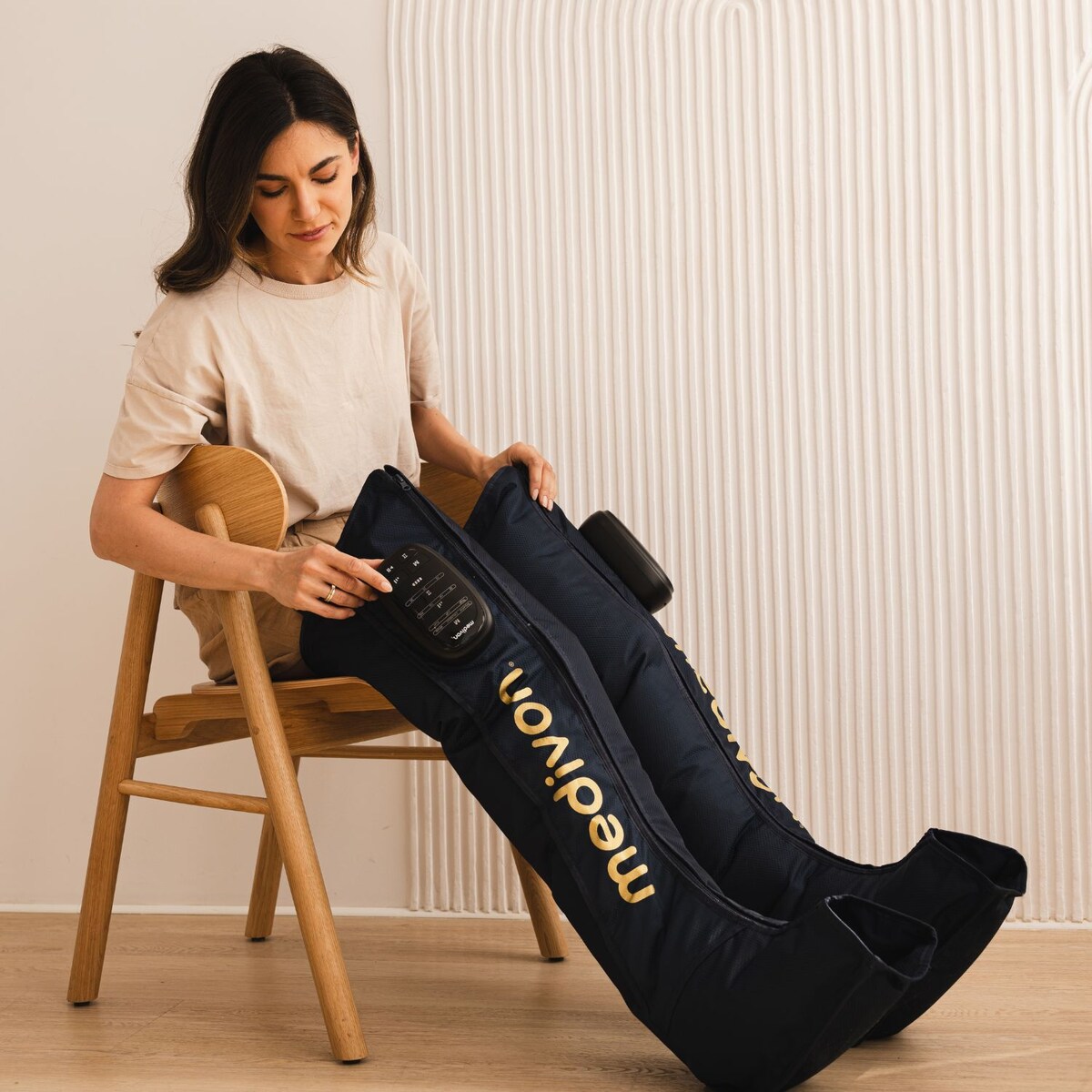 Masajeador de piernas y pies Aeria Medivon Inalámbrico, con