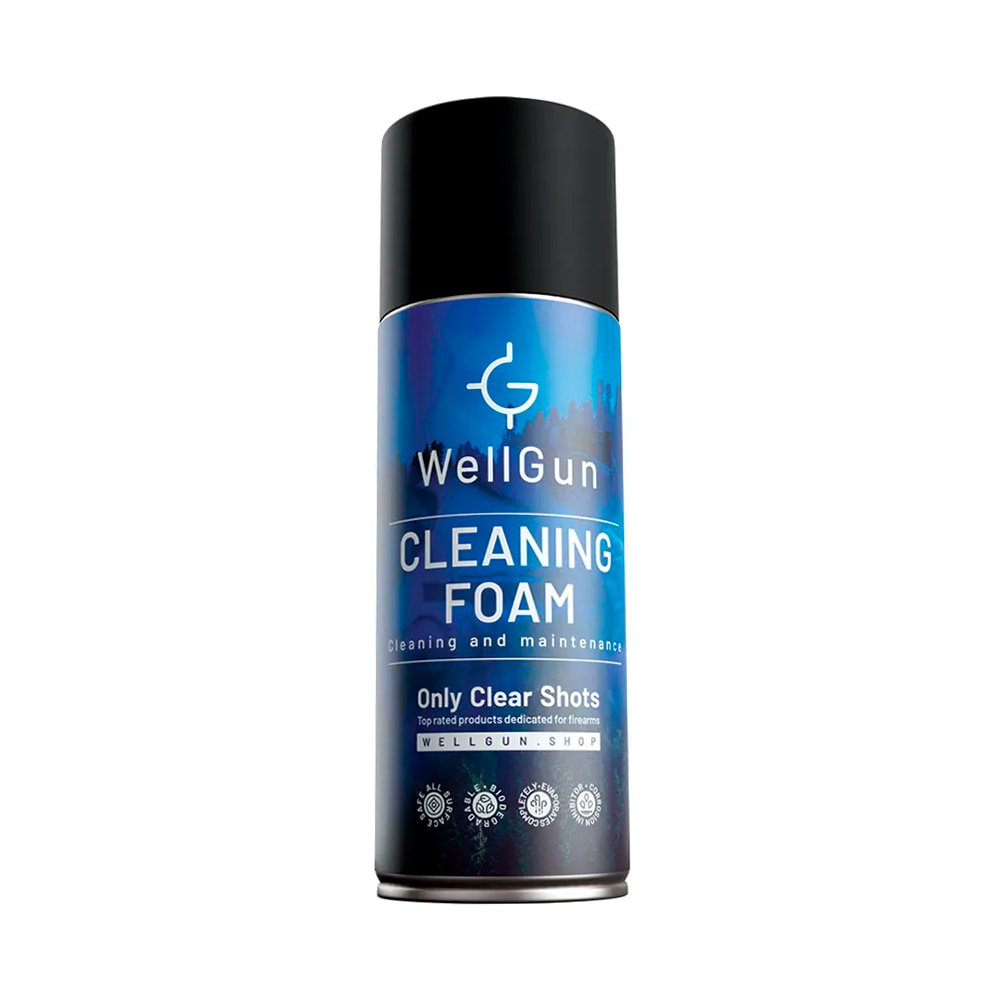 Imagen 0 de Espuma de limpieza biodegradable para armas 400 ml. WellGun Blanco