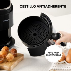 Imagen 4 de Freidora de Aire Mellerware CRUNCHY! Capacidad 1,5L - Negro Negro