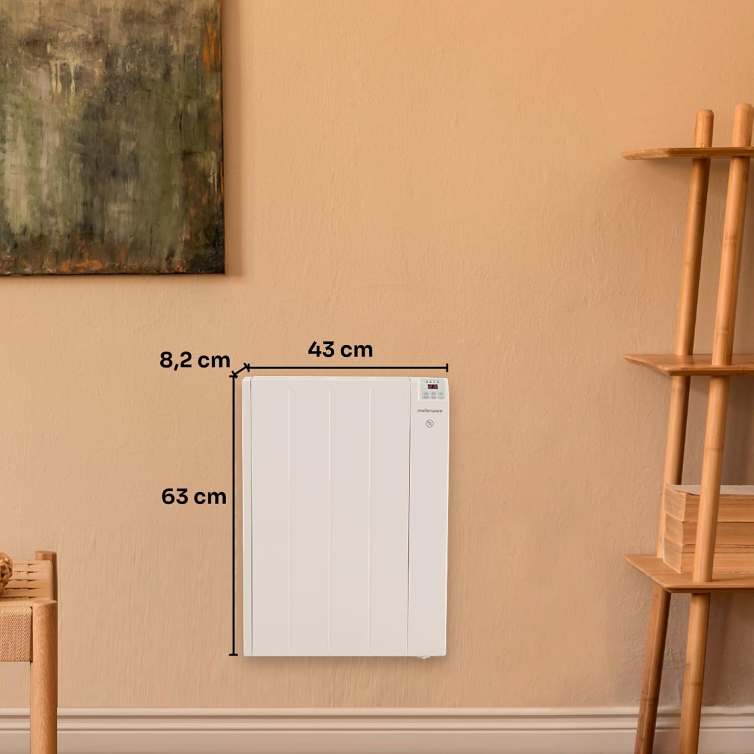 Radiador Mellerware Comfy Small wifi - Blanco Blanco-3