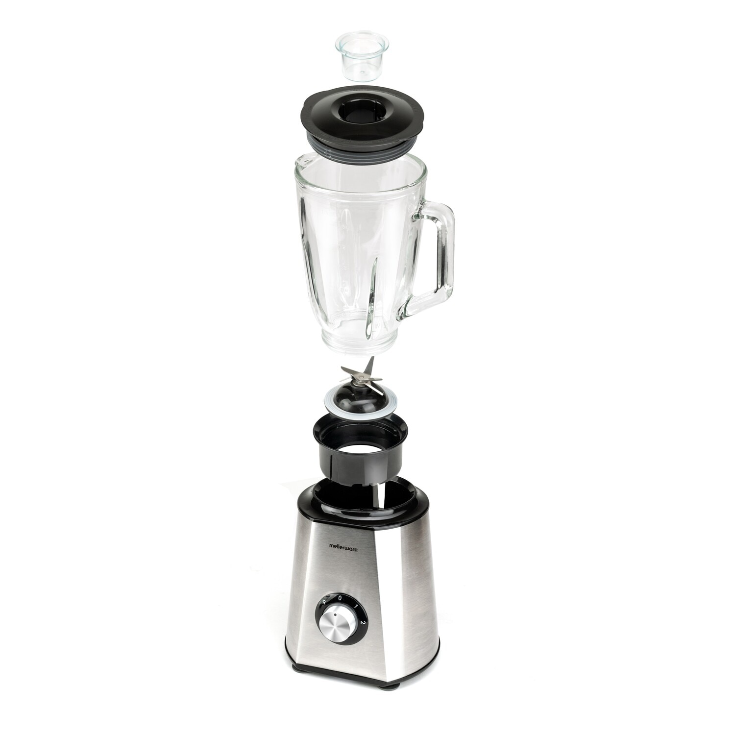 Imagen 6 de Batidora de vaso Mellerware Mixy 1500 Inox - Gris Gris