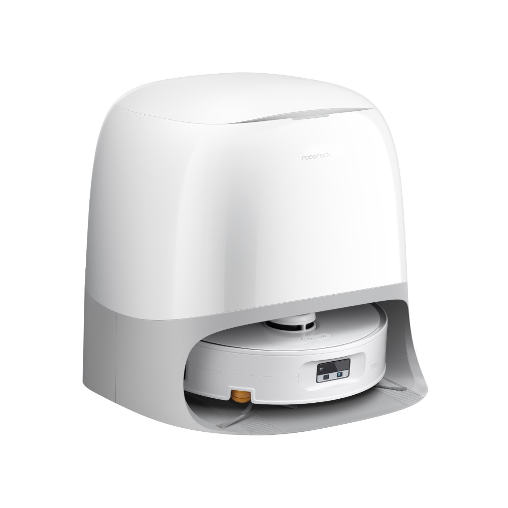 Roborock - Robot aspirador Roborock QREVO CURV 2 FLOWX con rodillo y base multifunción potencia de succión 20000Pa batería 5200mAh.