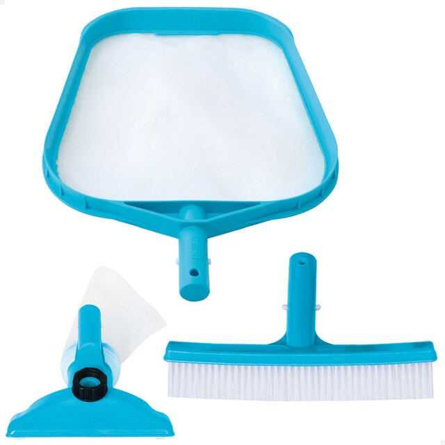 Imagen 0 de Kit de limpieza básico Intex recoge hojas, cepillo y cabezal