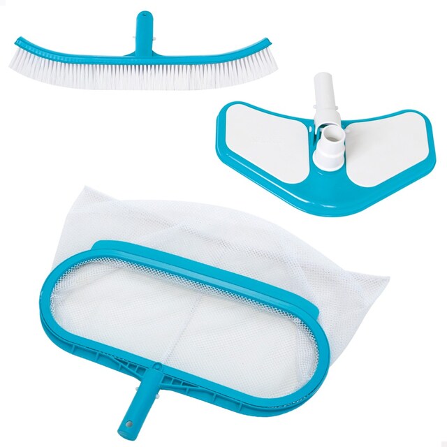 Imagen 0 de Kit de limpieza deluxe Intex recoge hojas, cepillo y cabezal