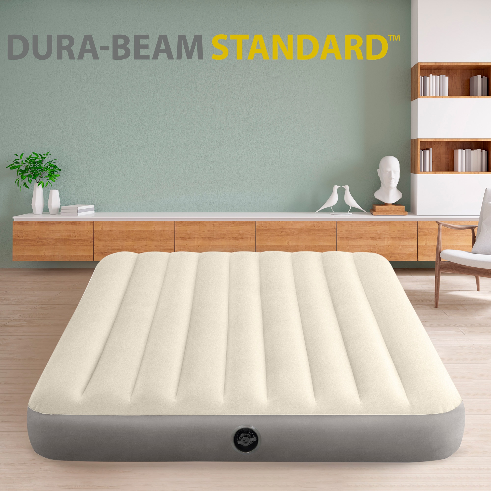 Imagen 2 de Colchón hinchable doble Dura?Beam Standard Single?High Intex - Gris Gris