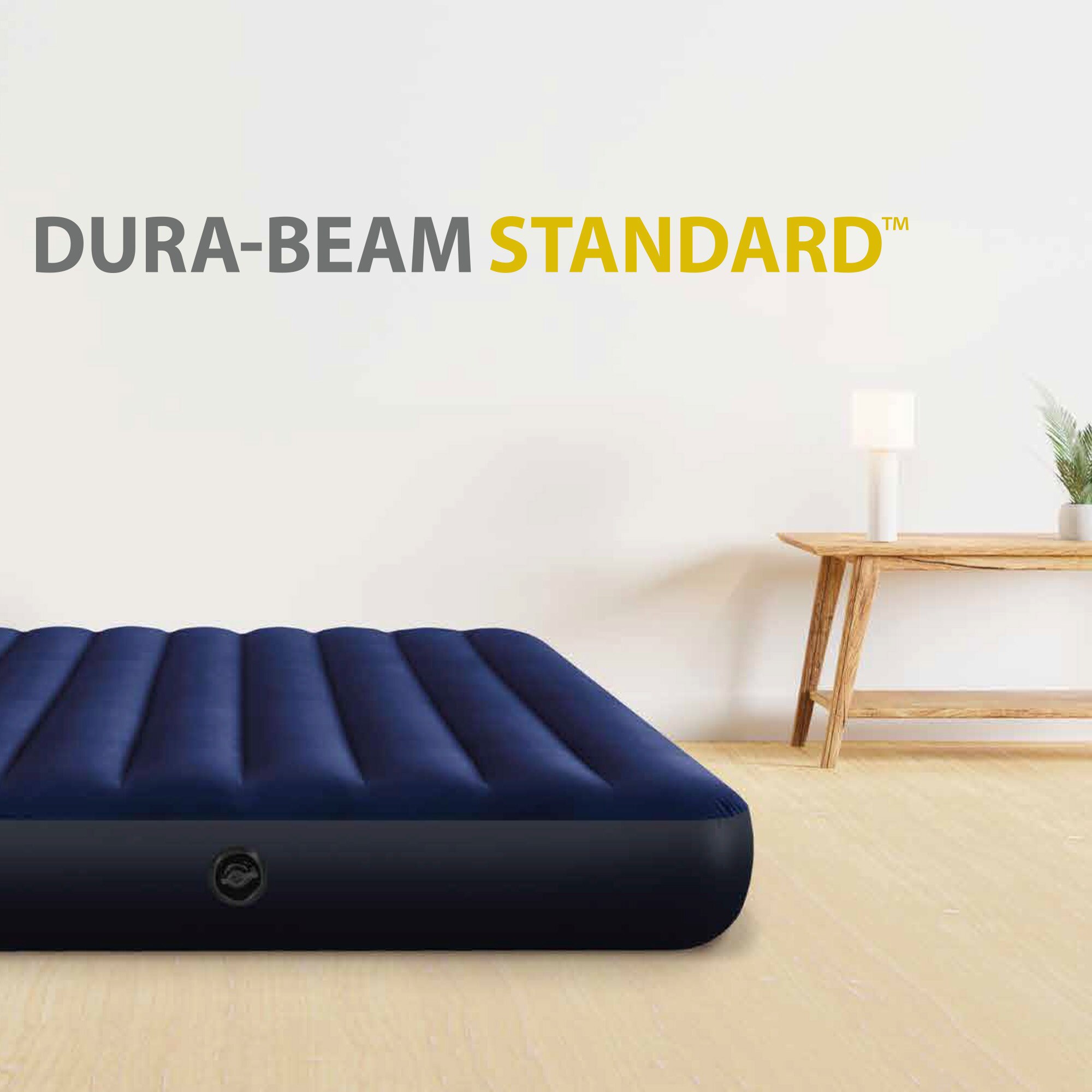 Colchón hinchable Dura-Beam Standard modelo Classic Downy Intex - Azul Azul-2