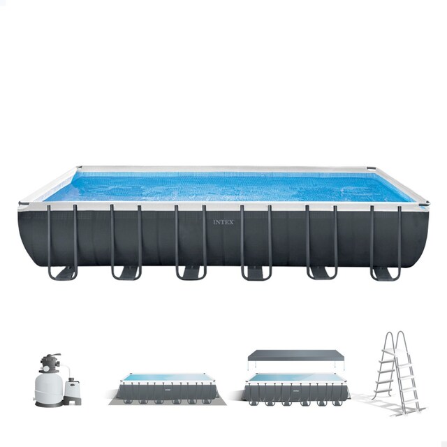 Imagen 0 de Piscina elevada rectangular Intex Ultra XTR Frame 732x366x132 cm + depuradora