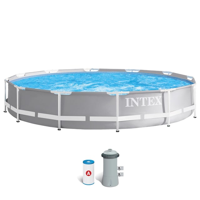 Imagen 0 de Piscina desmontable redonda Intex Prism Frame con depuradora