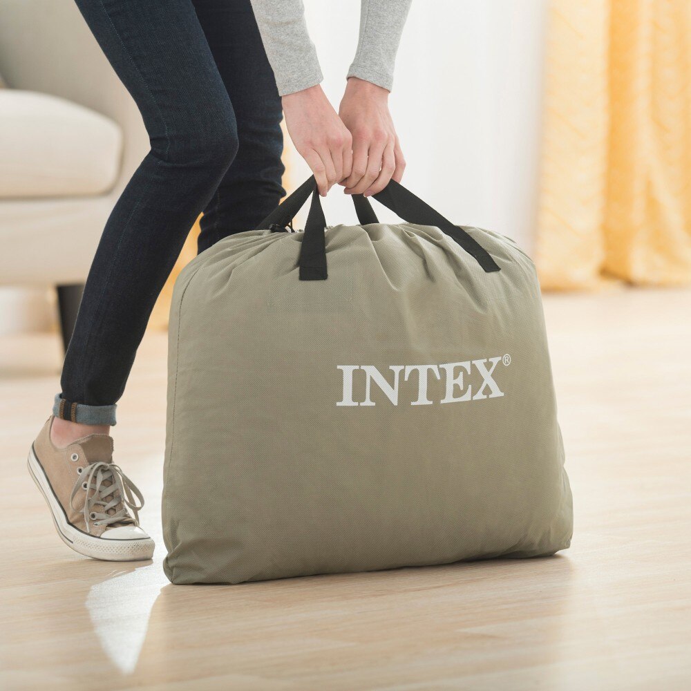 Colchón hinchable doble Intex Dura-Beam Plus Deluxe Pillow 5